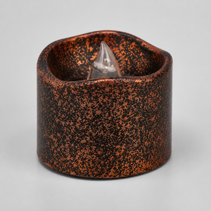 Antique Copper Flameless LED Candle